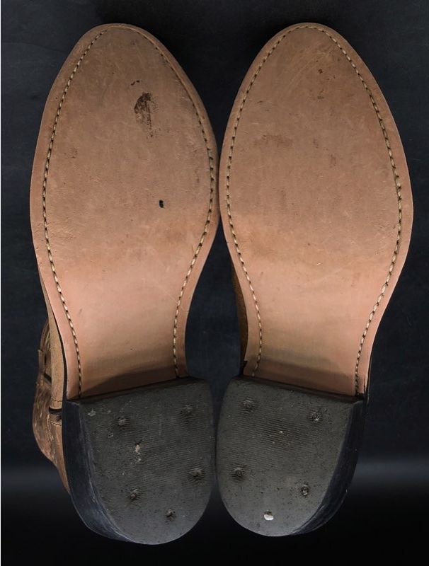 Old West Women's Brown Leather Western Boots - Size 5.5