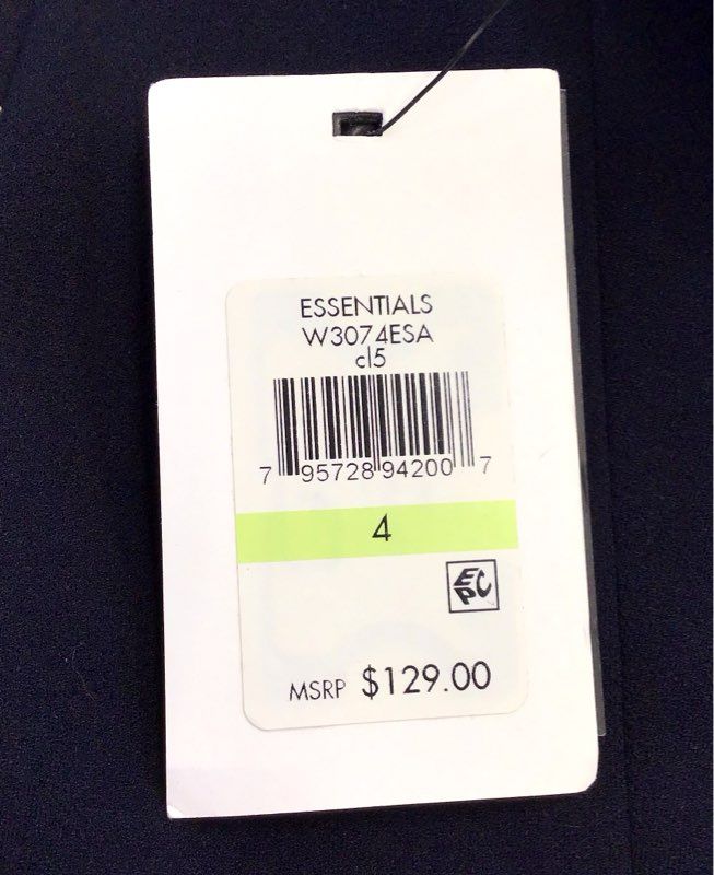 NWT DKNY Women's Navy Vest - Size 4