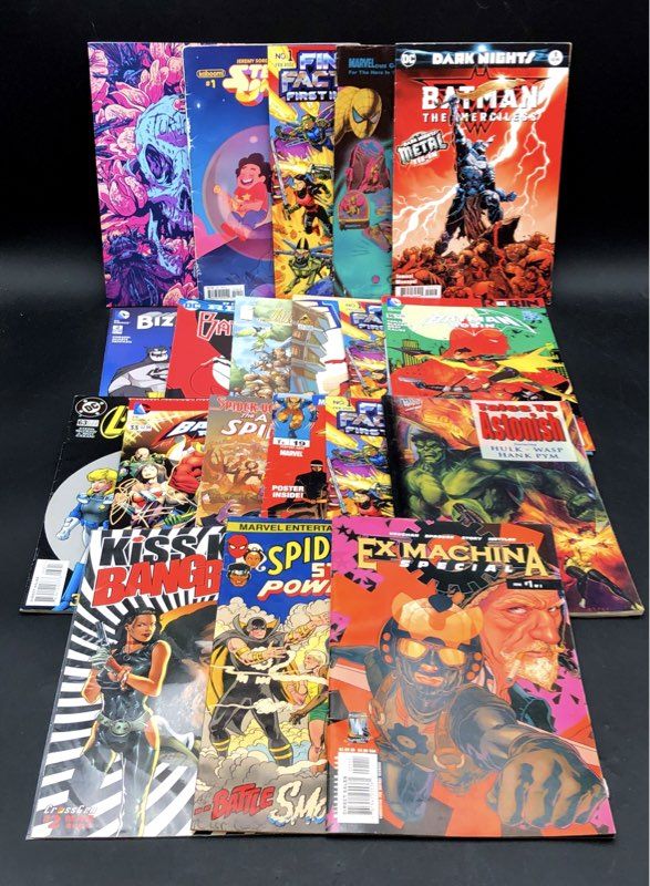Batman Spider-Man X-Men 15+ Comic Book Lot DC Marvel Image Modern & Vintage
