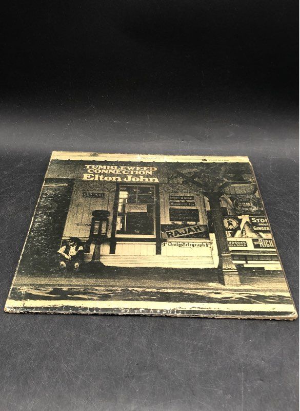 Caribou Elton John Tumbleweed Connection Vinyl Records Lot Of 2