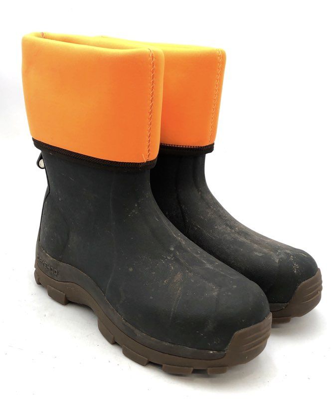 Dryshod Waterproof Insulated Outdoor Hunting Boots Black Blaze Orange Size 13