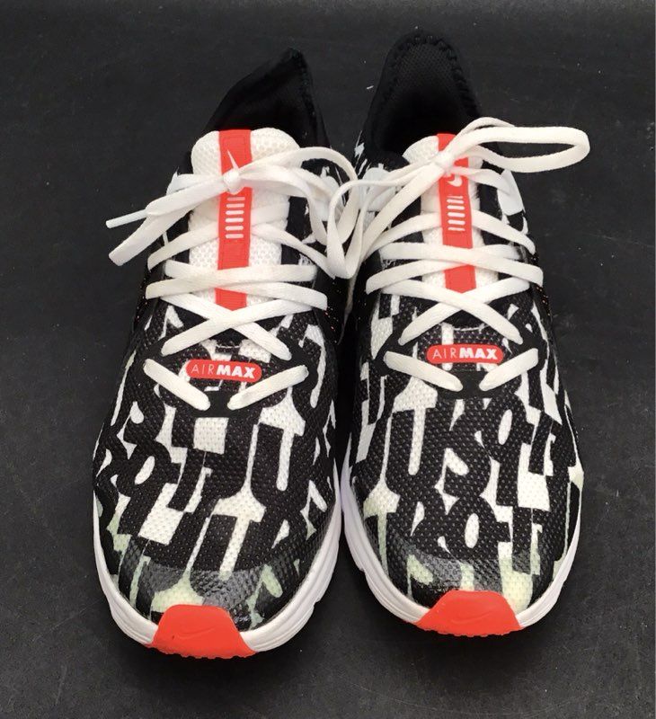 Nike Boys Air Max Sequent 3 Black White Athletic Shoes - Size 6Y