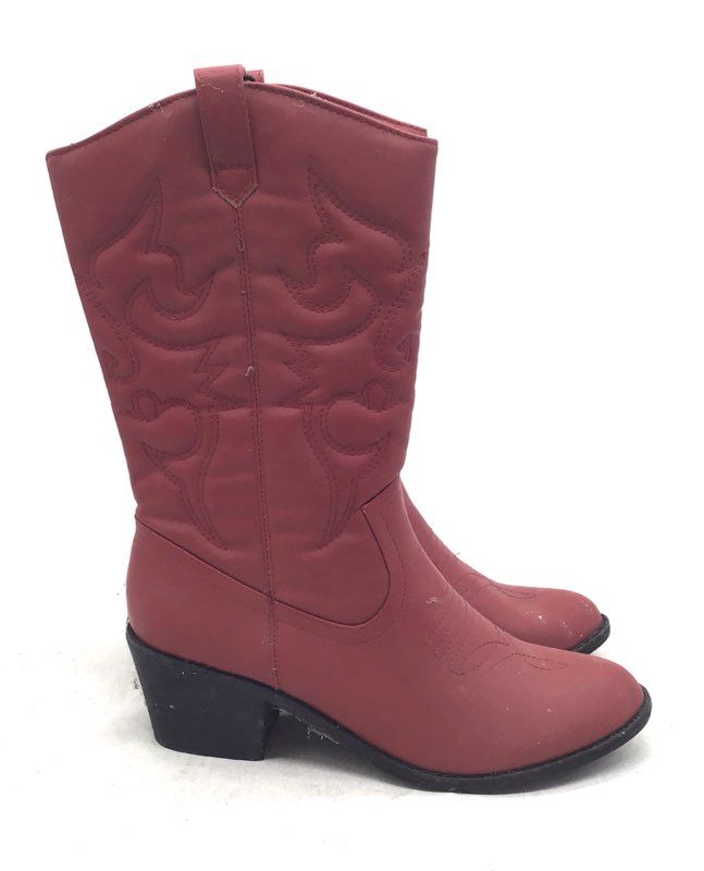 NWT Orly Women's Yeehaw Red Cowgirl Western Boots - Size 8M