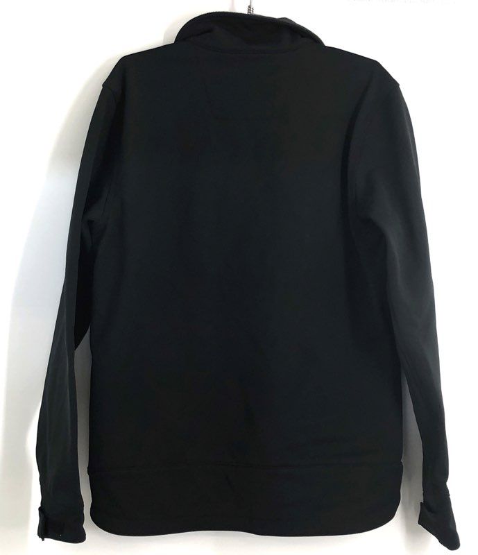 Carhartt Men's Black Crowley Softshell Jacket Full Zip Fleece Lined Sz M