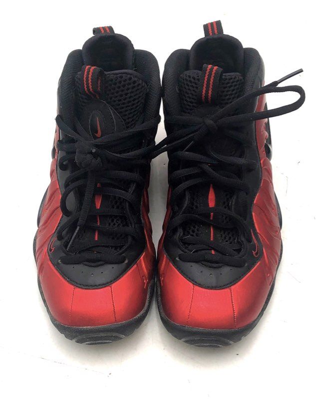 Nike Little Posite Pro University Red Black Basketball Shoes Size 5.5Y