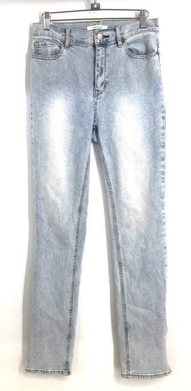 PacSun Women's Light Wash High Rise Slim Zipper Split Hem Jeans Size 27