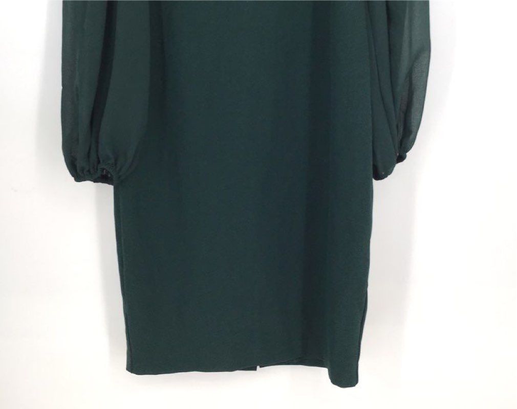 NWT Vince Camuto Women&#39;s Green Long Sleeve Sheath Dress - Size Measured