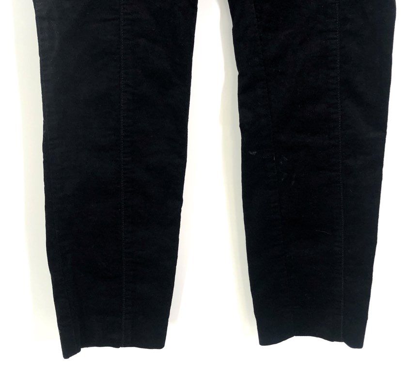 Anthropologie Women's Black The Essential Slim Seam Detail Stretch Pants Sz 8