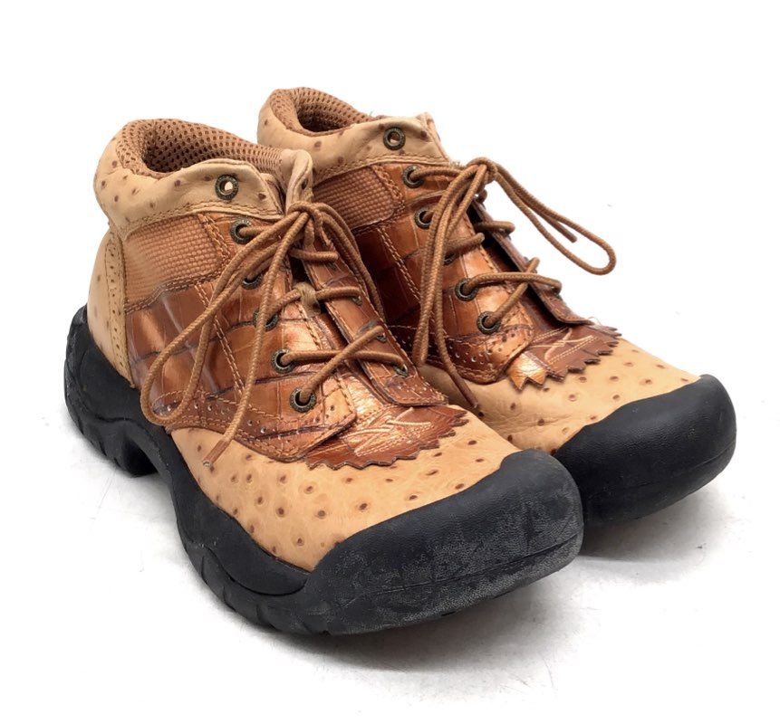 Twisted X Women's Tan Brown Leather Hiking Boots - Size 7.5 M