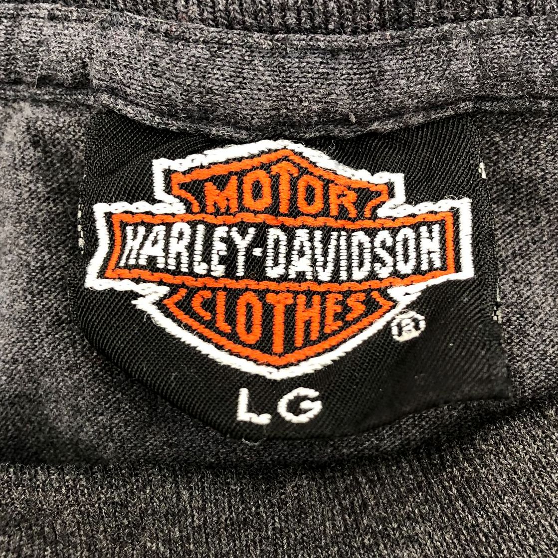 Vintage 1991 Harley-Davidson/Holoubek &quot;Legends Live/Roam&quot; Grey Wolf T-Shirt - L