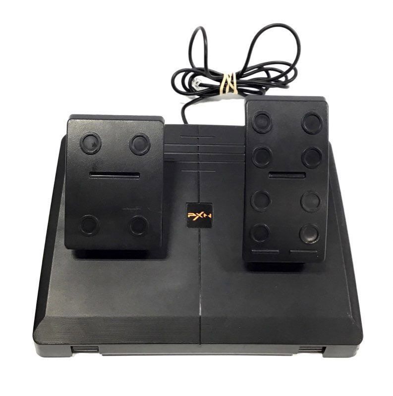 PXN Black Racing Steering Wheel Controller With Pedals