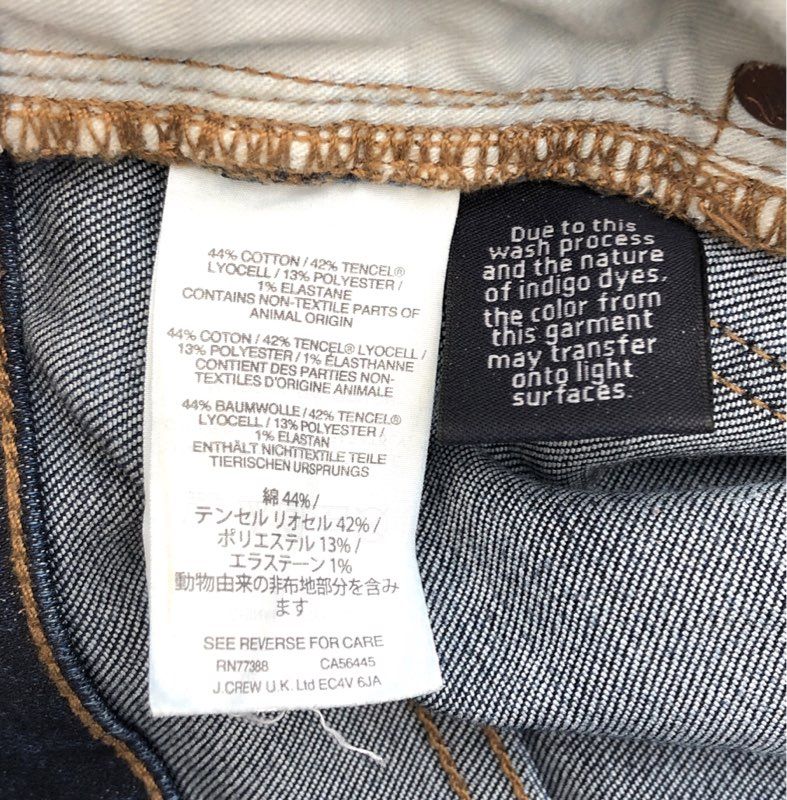 Madewell Women's 9" High-Rise Skinny Jeans Dark Indigo Blue Stretch Sz 28T