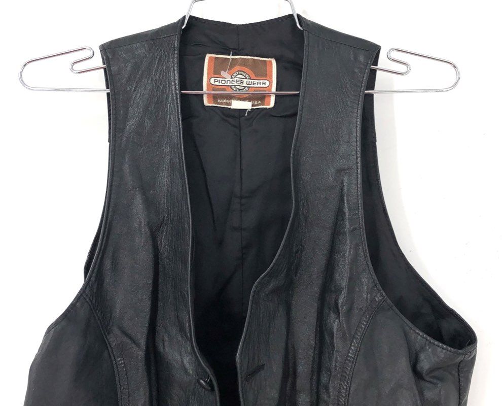 Pioneer Wear Men's Black Vest - Size 38