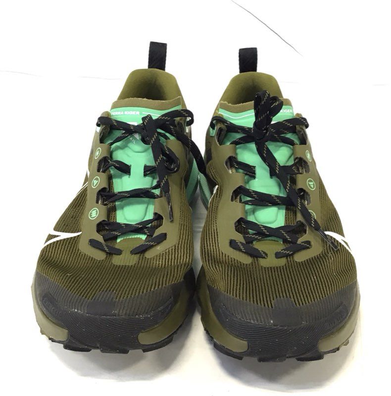 Nike Air Zoom Terra Kiger 8 Olive Mint Trail Running Shoes Men's Size 10.5