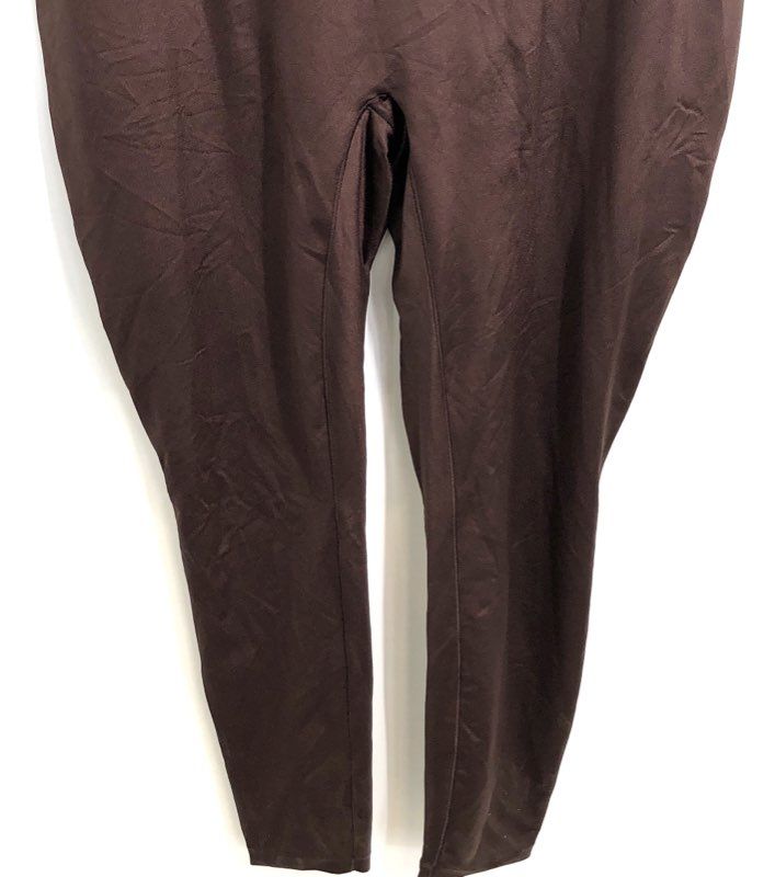 SKIMS Women's Brown Essential Long Sleeve Catsuit Unitard Jumpsuit Size 4X