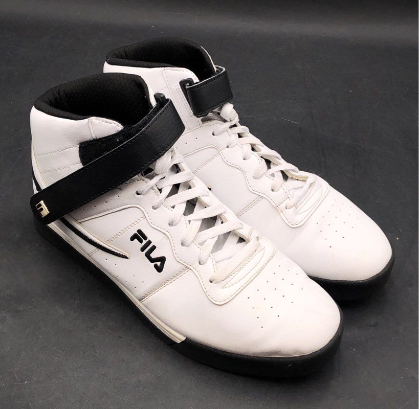 Fila Vulc 13 Mid White Black Men's Lifestyle Sneakers Size 10.5