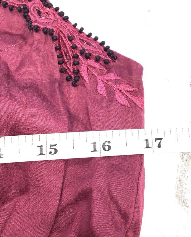 Karina Grimaldi Women's Cherry Rica Embell Silk Smocked Mini Dress Sz S NWT