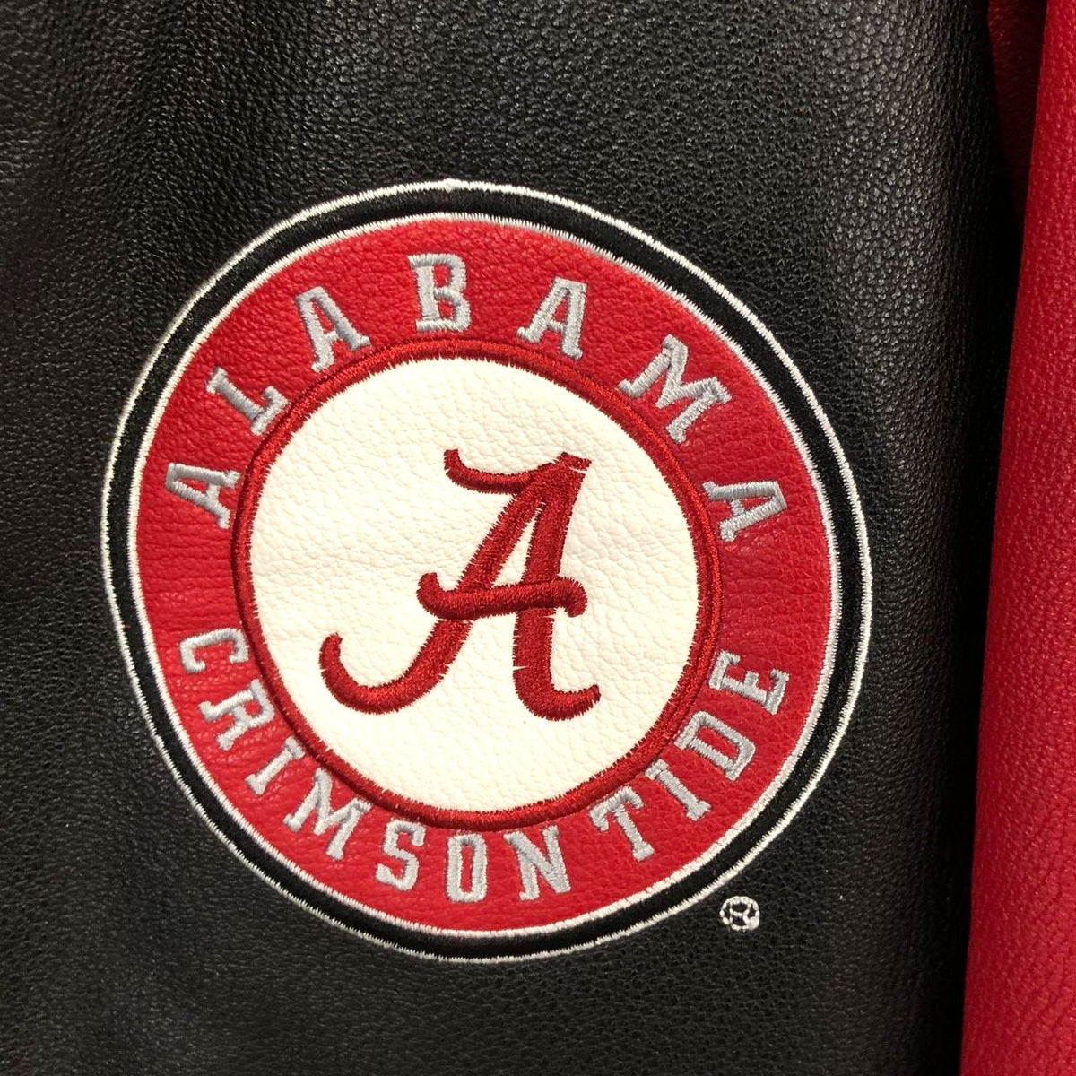 ProEdge Men's Alabama Crimson Tide Red/Black/Grey/White Varsity Jacket - Size L