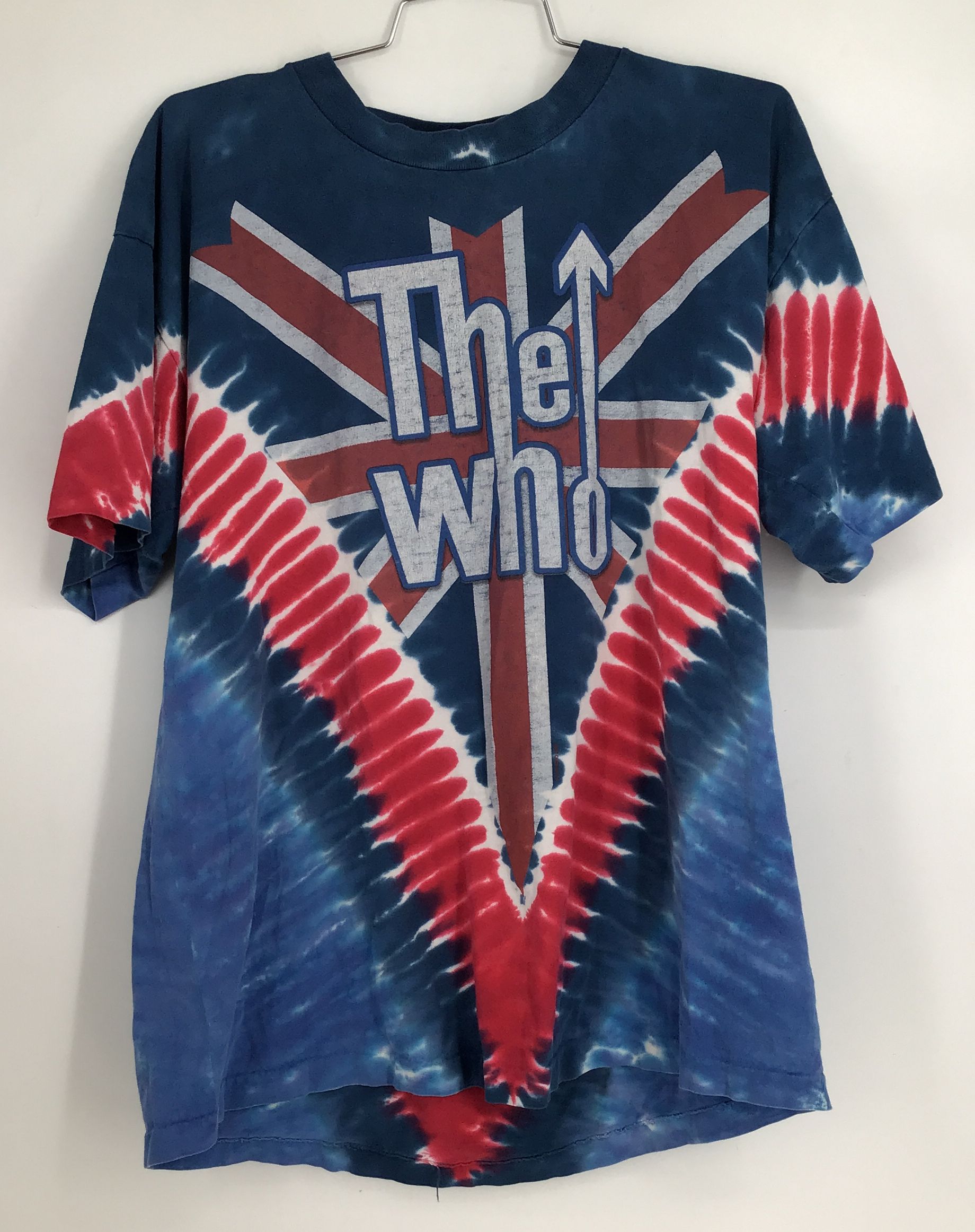 Men's Multicolor Tie Dye The Who Long Live Rock Graphic T-Shirt