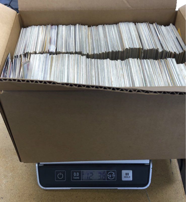 12+ lb Bulk Sports Card Lot Collection Baseball Football Basketball Mixed Years