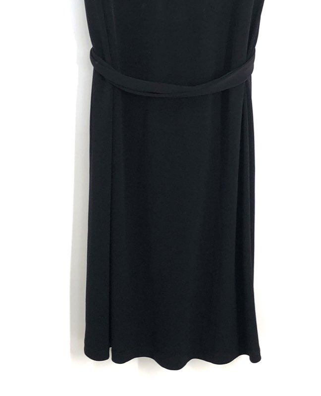 Michael Kors Women's Black Sleeveless Gold Zipper Belted Dress Size S NWT