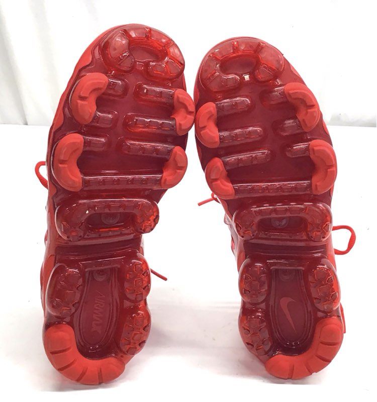 Nike Air VaporMax Plus Triple University Red Sneakers Men's Size 8.5