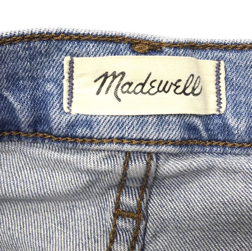 Madewell Women's The Perfect Vintage Straight Jeans Light Wash Distressed Sz 25