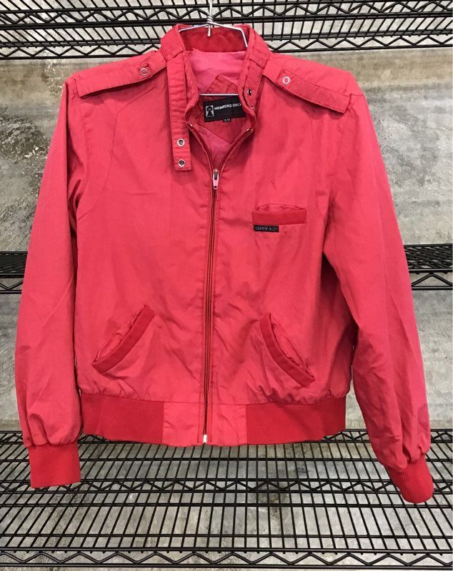 Members Only Boys Red Bomber Jacket - Size 13/14