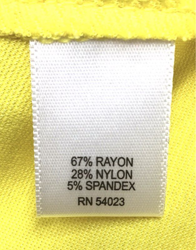 Banana Republic Women's Yellow Sleeveless V-Neck Tiered Skirt Dress Sz 6P NWT