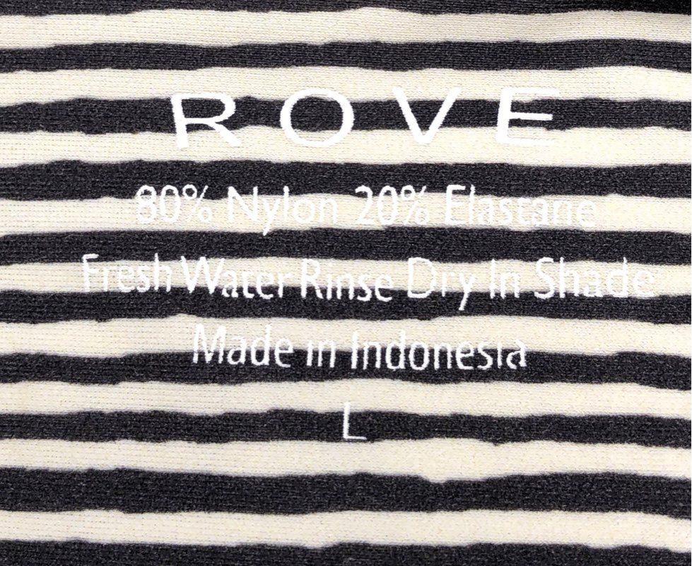 ROVE Women's Aiden Bikini Bottom Selita Polka Ivory Black Polka Dot NWT Sz L