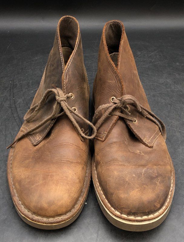 Clarks Men's Bushacre 2 Brown Chukka Boots - Size 9M