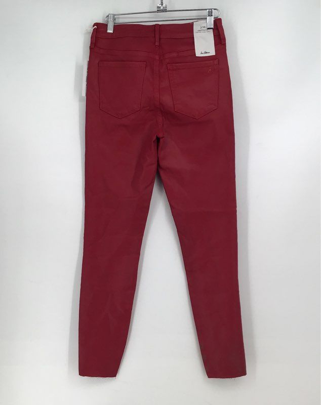 NWT Sam Edelman Women&#39;s Red Stiletto High Rise Ankle Skinny Jeans - Size 2/26