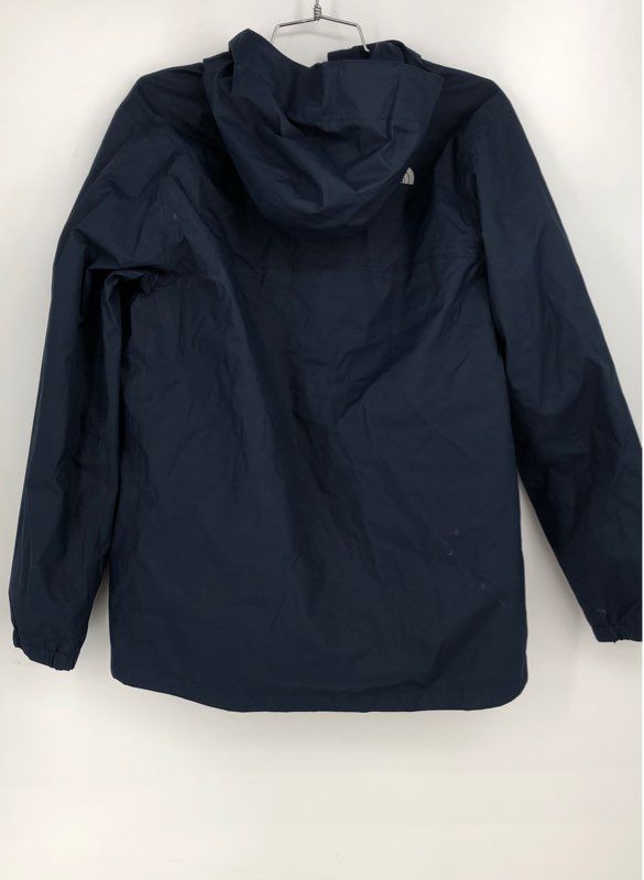 The North Face Boys Blue Hooded Full Zip Windbreaker Jacket - Size XL 18/20