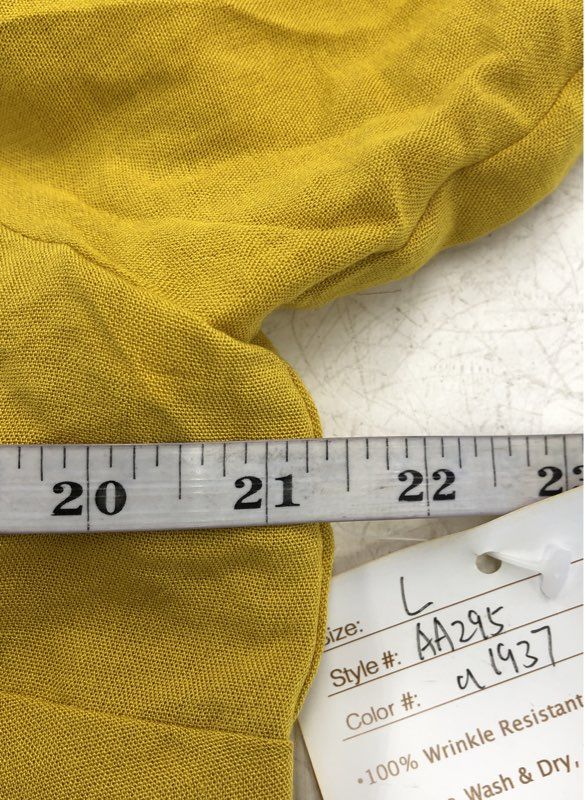 NWT Fridaze Women's Marigold Pleated Hem Blouse - Size L