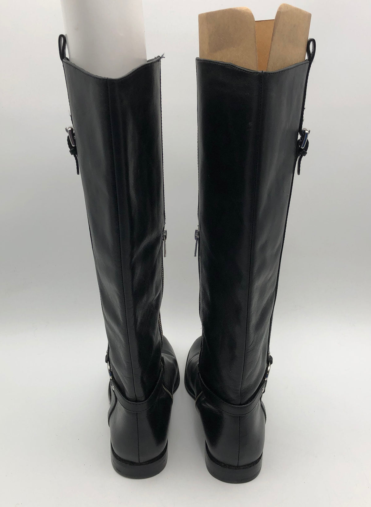 Coach Mulan A4311 Black Leather Riding Knee High Boots Womens Size 9.5B