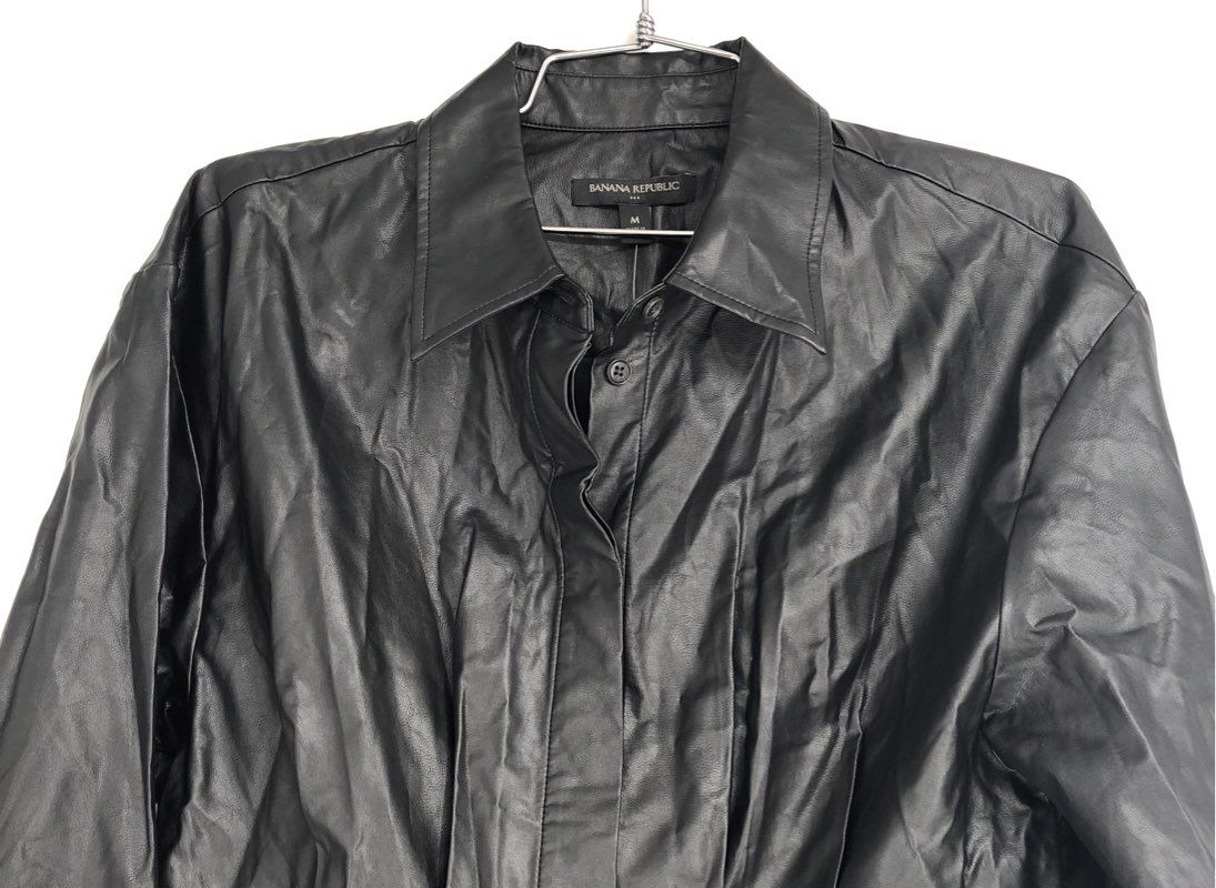 NWT Banana Republic Men's Black Shirt Jacket - Size M