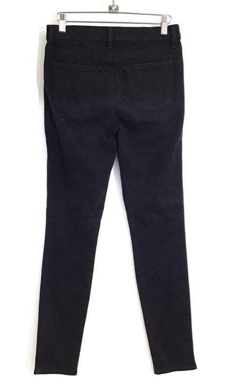 J Brand Women's Black Sailor Button High Rise Skinny Stretch Jeans Sz 26