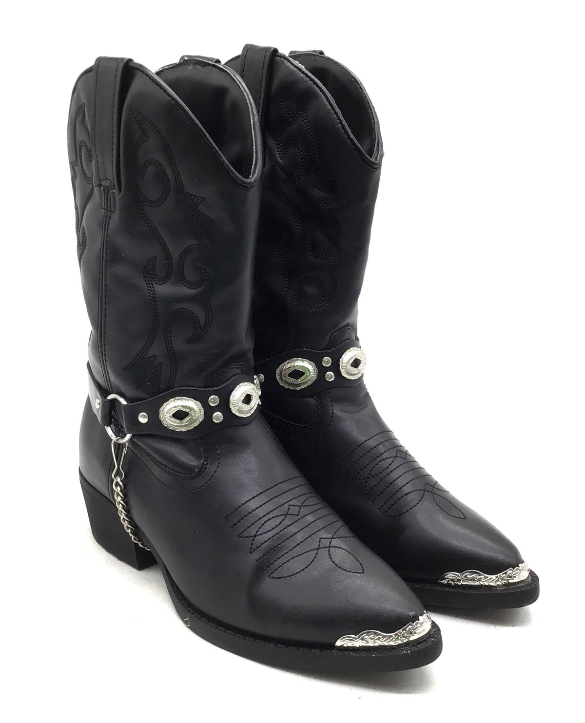 Dan Post Children's Black Cowboy Boots - Size 4