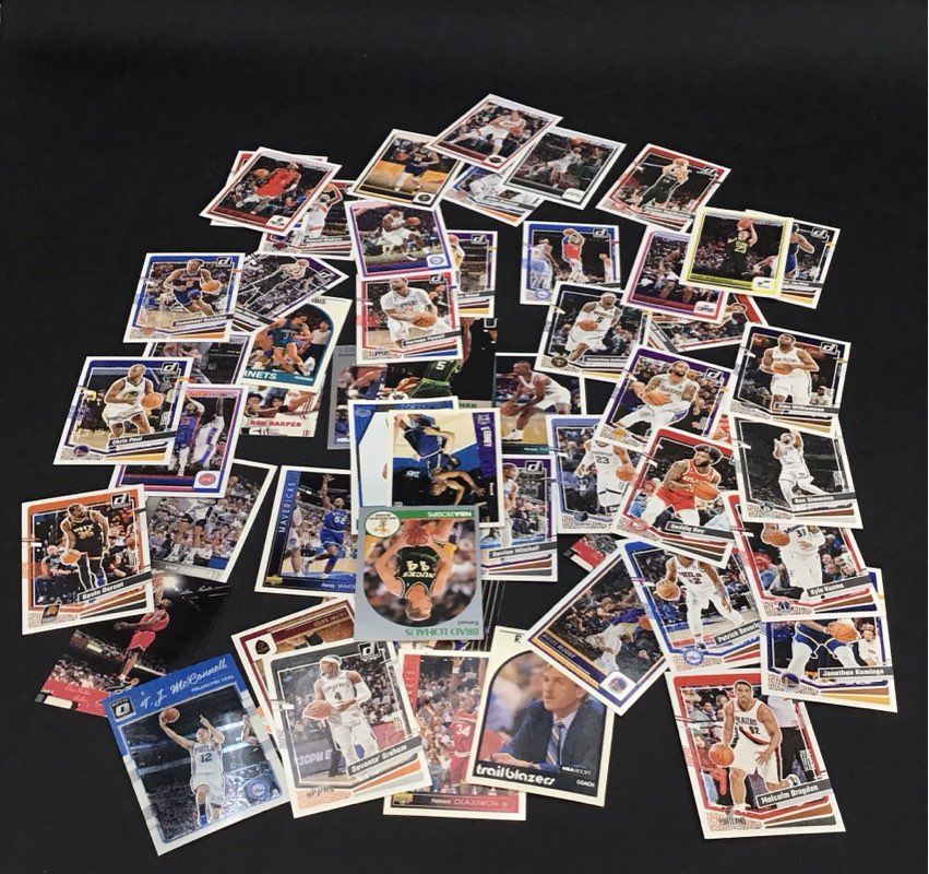 15.2 Lbs. Lot Of Sports Trading Cards. Medium Box, Unsorted