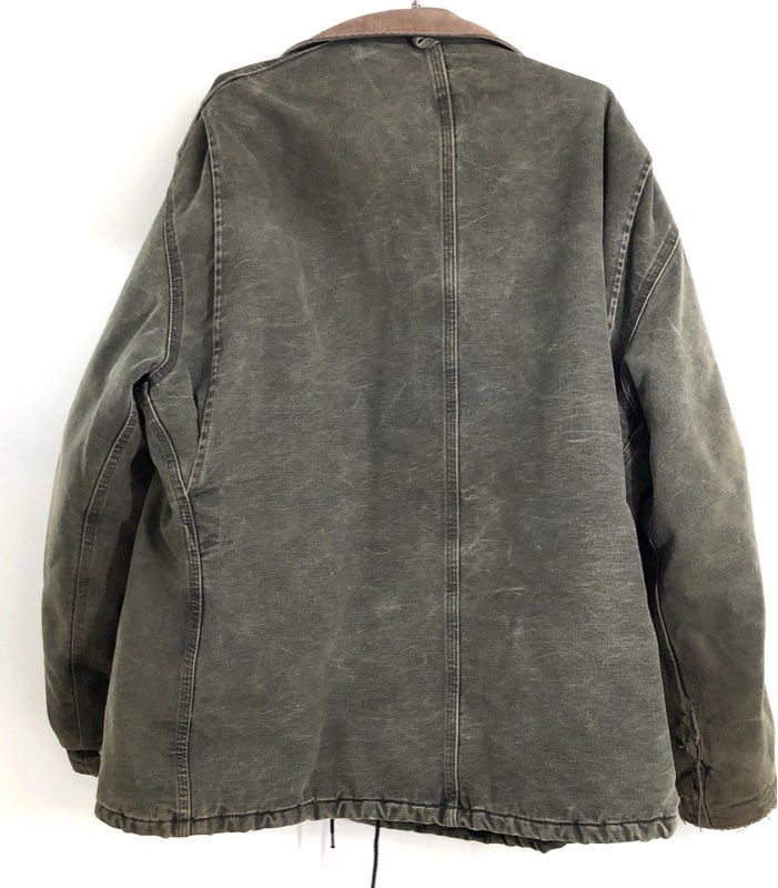Vintage Carhartt Men's Moss Green Sandstone Arctic Coat C26MOS Made in USA XL