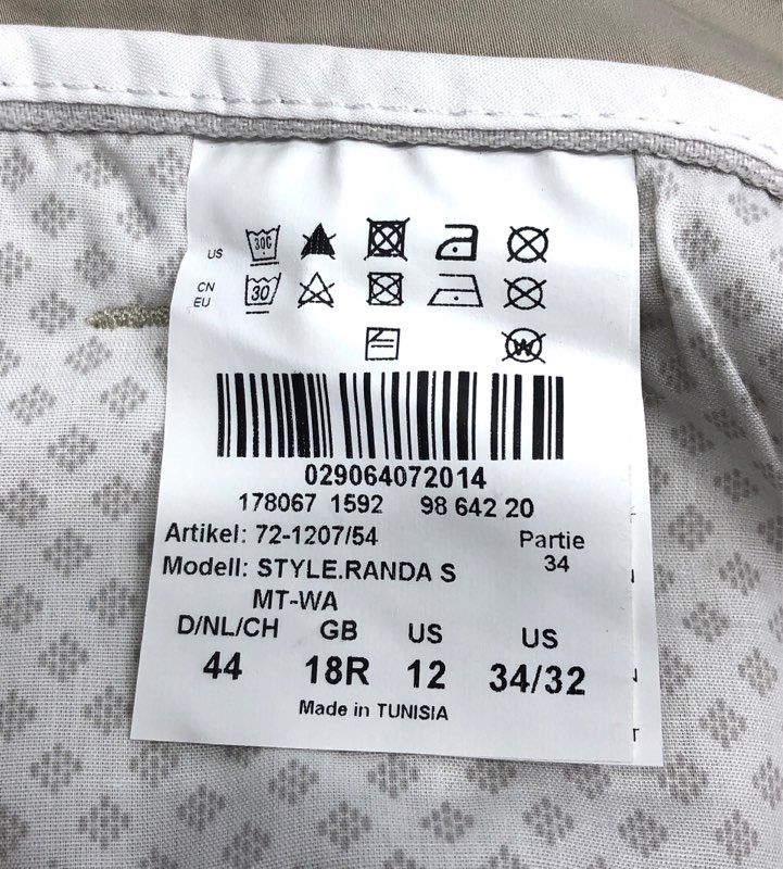 Brax Women's Tan Style Randa S Tapered Chino Pants Sz 12