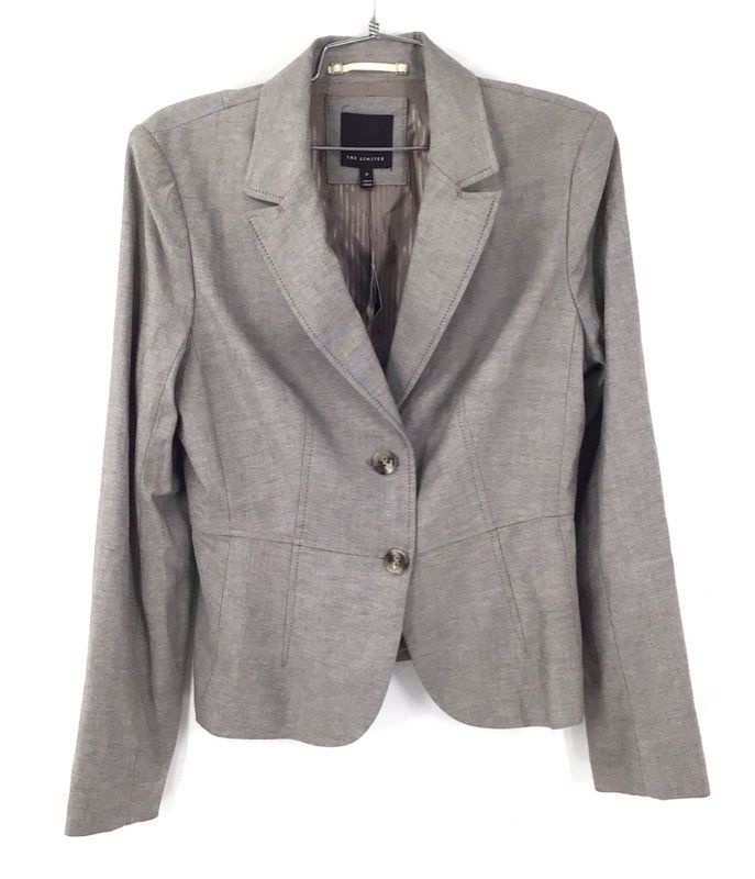 NWT The Limited Women's Gray Blazer - Size 10