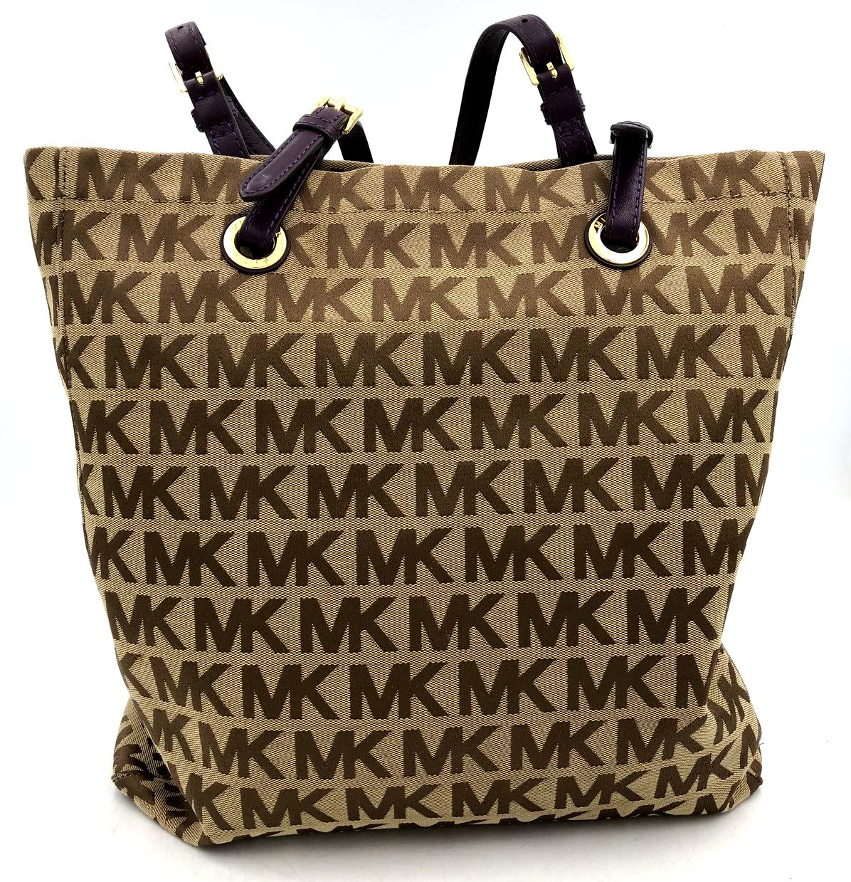 Authentic Michael Kors Tan Brown Luxury Tote Bag - COA Included