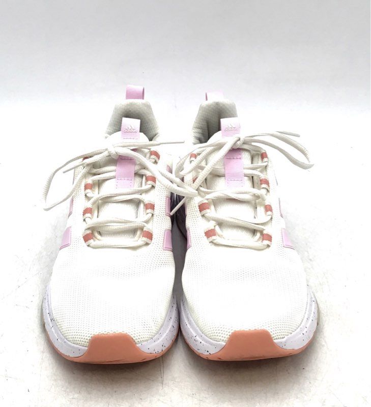 Adidas Women&#39;s Racer TR23 PGS IF0044 White Pink Athletic Shoes - Size 10