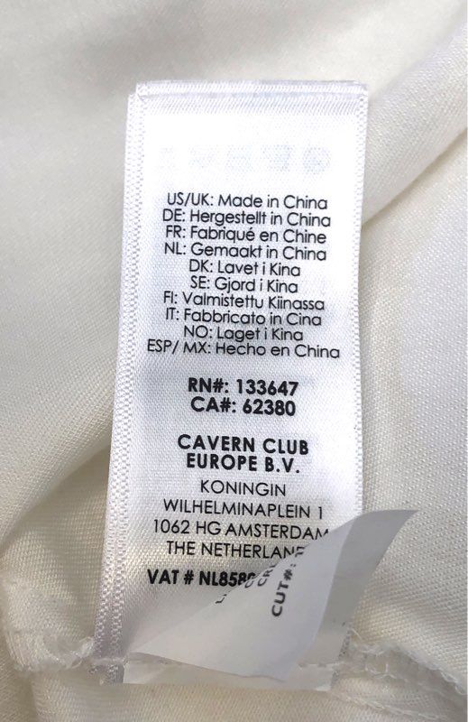 Liverpool Women's White V-Neck Bell Sleeve Blouse Crochet Trim Top Sz M