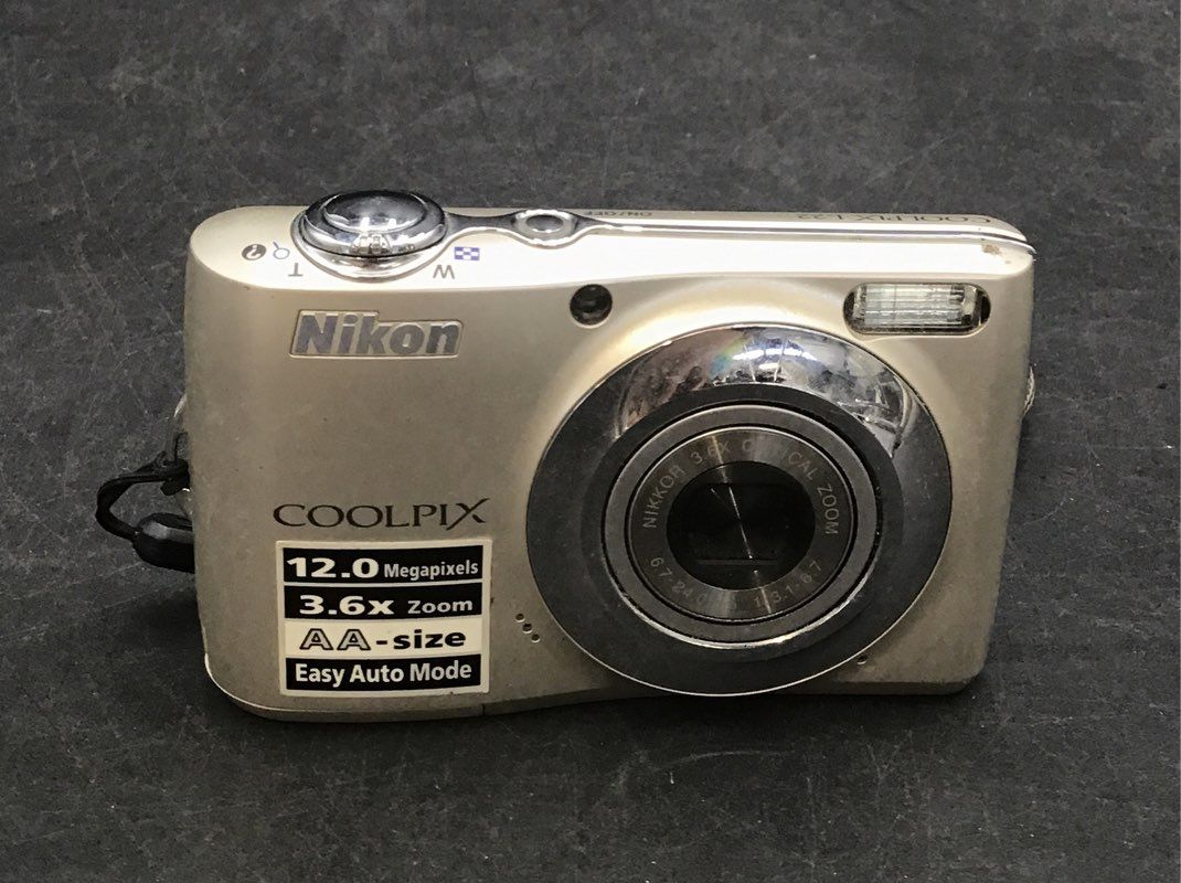 Nikon COOLPIX L22 12.0MP Digital Camera 3.6x Zoom Champagne