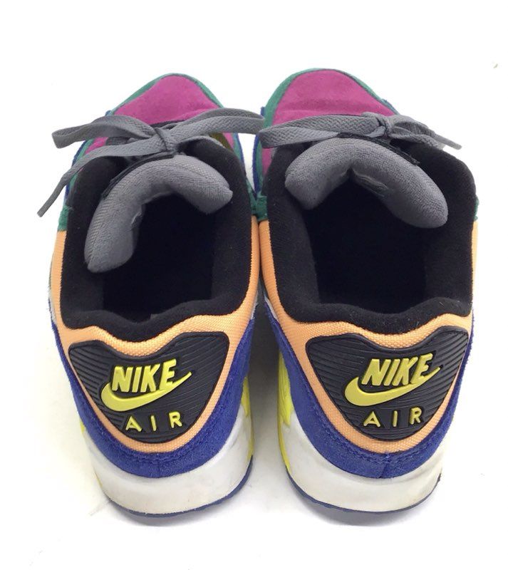 Nike Air Max 90 Viotech Multi-Color Suede Sneakers Men's Size 10