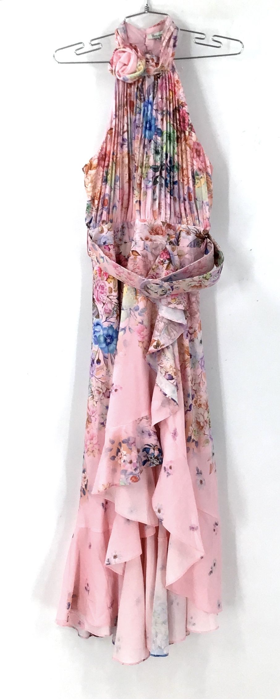 NWT The Clothing Company Women's Pink Floral A-Line Dress - Size M