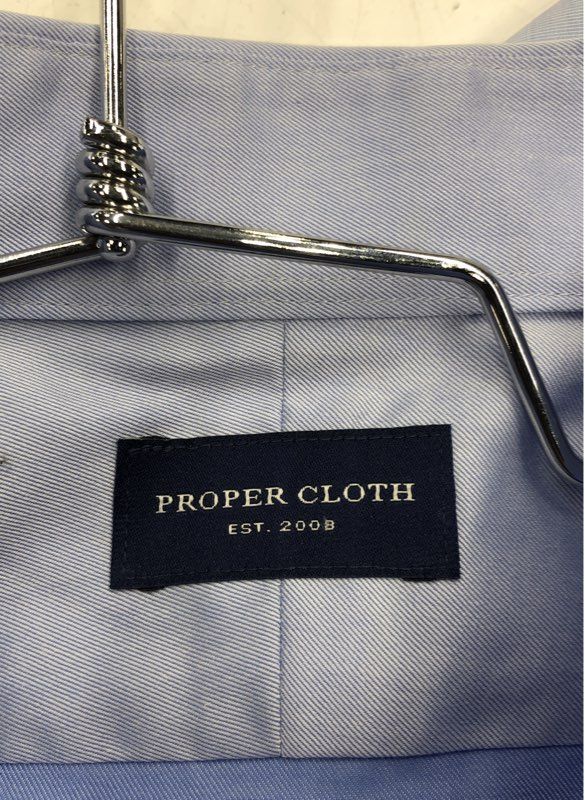 Proper Cloth Men's Blue Button-Up Shirt Lot Of 3