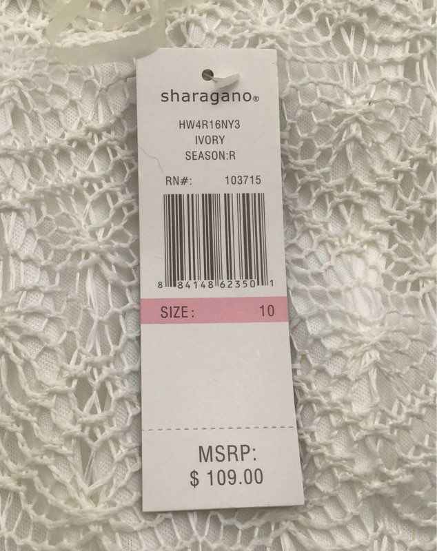 NWT Sharagano Maxi Dress - Size 10